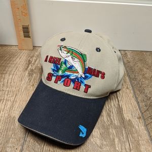 Fishing " A Reel Man's Sport" hat Cap